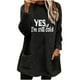 thumbnail image 2 of Ailaofu Womens Fall Long Sleeve T-Shirts Casual Tops for Leggings Loose Soft Blouses with Pocket, 2 of 4