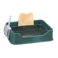 thumbnail image 6 of DOLITY Dog Toilet for Small Dogs Puppy Potty Tray Pet Accessories Pet Litter Pan Indoor green, 6 of 8