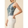 thumbnail image 2 of Women's Regular Blue Tie Dye Printed Bodysuit - L/XL, 2 of 2