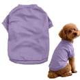 thumbnail image 2 of Goowood Dog T Shirt Soft Cotton Basic Pet Shirt Lightweight Breathable Pullover Design for Small and Medium Dogs Puppy Summer Clothes, 2 of 9