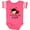 Football Pink and White, variant on Inktastic Loved by My Nani Girls Baby Bodysuit
