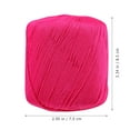 thumbnail image 1 of BRIGHTFUFU 1Pack Rosy Cotton Cord For Handicraft Projects And Hand Knitting Hobbyists, 1 of 4
