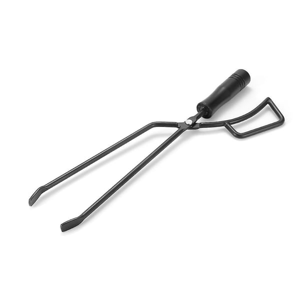 Outdoor Fireplace Pliers Wooden Handle, Log Gripper, Fireplace Accessories for Outdoor, Picnic, Barbecue