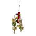 thumbnail image 2 of Mascotas Bloques de Loros Juguetes para Masticar con Campanas Juguetes de Loros Colgantes Cajas de Jaulas para Pájaros Adorno de Decoración Colco Parrot Chew Toys, 2 of 8
