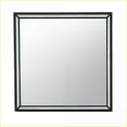 thumbnail image 5 of Bedroom Set 5-Piece Queen Modern Black Wood with Upholstered Headboard, LED Lights | Black | Combo Dressers, 5 of 6