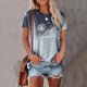 thumbnail image 3 of Camiseta con estampado de corazón para mujer, ropa de gran tamaño, camisetas de cuello redondo, blusa de diseño Original, 2024, 3 of 5
