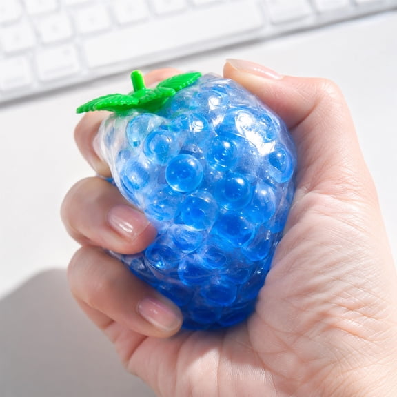 2026 Pineapple Squishies Stress Balls, Realistic Pineapple Shaped Fruit Squeezable Balls, Squeezable Pineapples,Soft Flexible Fidget Toys Decompression Gift for Adults Blue