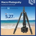 thumbnail image 6 of Fotopro 61" Horizontal Tripod with 360 Rotation Center Column, Aluminum Ball Head, Multi Angle, Heavy Duty Camera Tripod Monopod, Overhead/Macro Shots, Max Load 17.6 lbs, X-Go HR Chameleon, 6 of 6