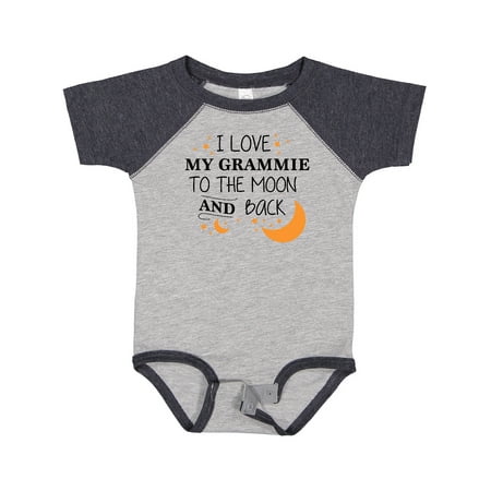 

Inktastic I Love My Grammie to the Moon and Back Gift Baby Boy or Baby Girl Bodysuit