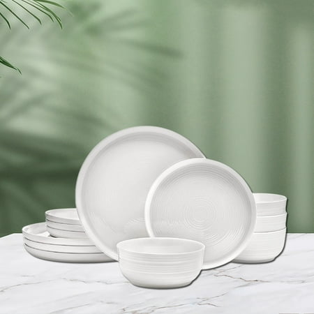 

12 Piece Dinnerware Set Service for 4 White