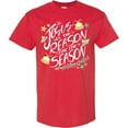 thumbnail image 3 of Inktastic Jesus is the Reason for the Season Christmas Bells and Stars T-Shirt, 3 of 5