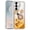 Fashion Yellow, variant on Case for Samsung Galaxy S26 Bling Fashion Design with 3D Pearls Epoxy Glitter Ornaments Chrome Edge Hard Slim PC, XPM Phone Cover fit Samsung s26 [Eiffel Tower Blue]