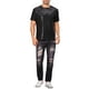 thumbnail image 2 of Camiseta de lentejuelas INSPIRE CHIC para hombres, camiseta metálica de manga corta para fiestas, camisetas brillantes de club a la moda, 2 of 5