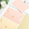 thumbnail image 3 of 30 Pieces Kraft Envelope Wedding Invitation Envelope, Envelope with Heart (White,small), 3 of 5