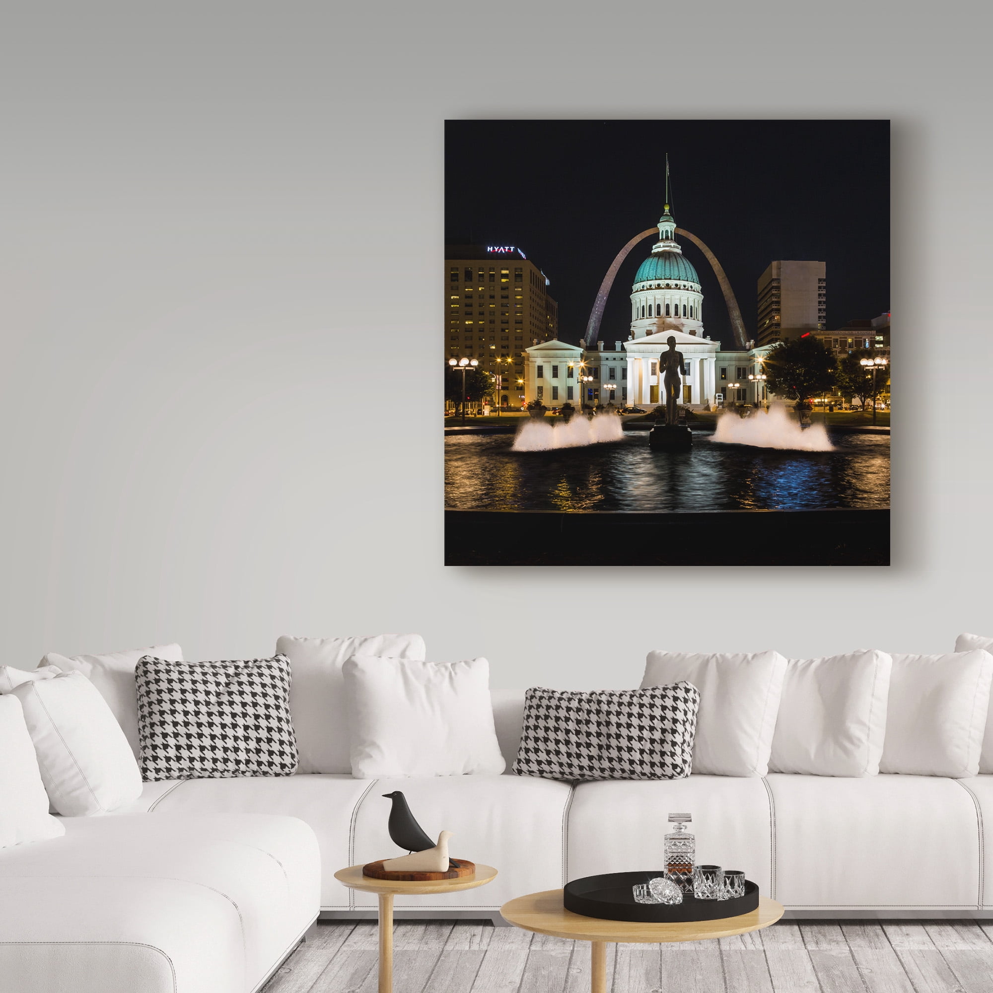 Trademark Fine Art 'St. Louis Keiner Plaza' Canvas Art by Galloimages Online