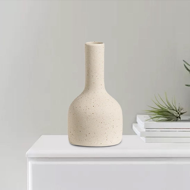 Florero de cerámica nórdica Planta hidropónica Artesanía Florero secas Arreglo floral para escritorio, interior, oficina, adornos perfecl Maceta de cerámica