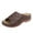 Brown, variant on Samickarr Summer Slippers For Women Indoor And Outdoor Wide Summer Ladies Embroidered Sandals Casual Footwear Casual Roman Slippers