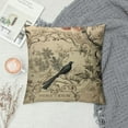 thumbnail image 2 of Nawypu  Throw Pillow Cover  Blue French Paris France Floral Vintage Antique Script Beautiful Home Decor Pillowcase Lumbar Pillow Case Cushion Cover for Sofa Couch Bed, 2 of 5