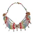 thumbnail image 1 of Cadena para sujetador, joyería corporal colorida para mujeres y niñas, collares para presentaciones en el escenario, festivales de música., 1 of 8