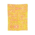 thumbnail image 2 of YFYANG Anti-Pilling Ultra-Soft Micro Fleece Cover Blanket for Bed Sofa, Yellow Geometric Circles Throw Blanket for All Seasons, 50"x40", 2 of 9