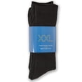 thumbnail image 2 of Calcetines XXL Crew Sport para hombre, talla 15-18, negros, pack de 3, 2 of 4