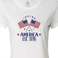 thumbnail image 4 of Inktastic America Est 1776 4th of July Women's T-Shirt, 4 of 5