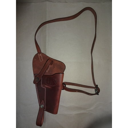 U.S. WWII M3 Brown Leather Shoulder Holster - Mid Brown - Reproduction