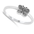 thumbnail image 4 of Cute Bali Butterfly Tiny Ring .925 Sterling Silver Band Jewelry Female Male Unisex Size 7, 4 of 4