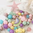 thumbnail image 6 of Christmas Tree Decorations, 40Pcs Macaron Color Christmas Balls and Tree Top Star Set with Rainbow, Ice Cream, Candy Ornaments for Cute Pastel Christmas Tree Decoration 2025 Trendy Holiday Décor, 6 of 9