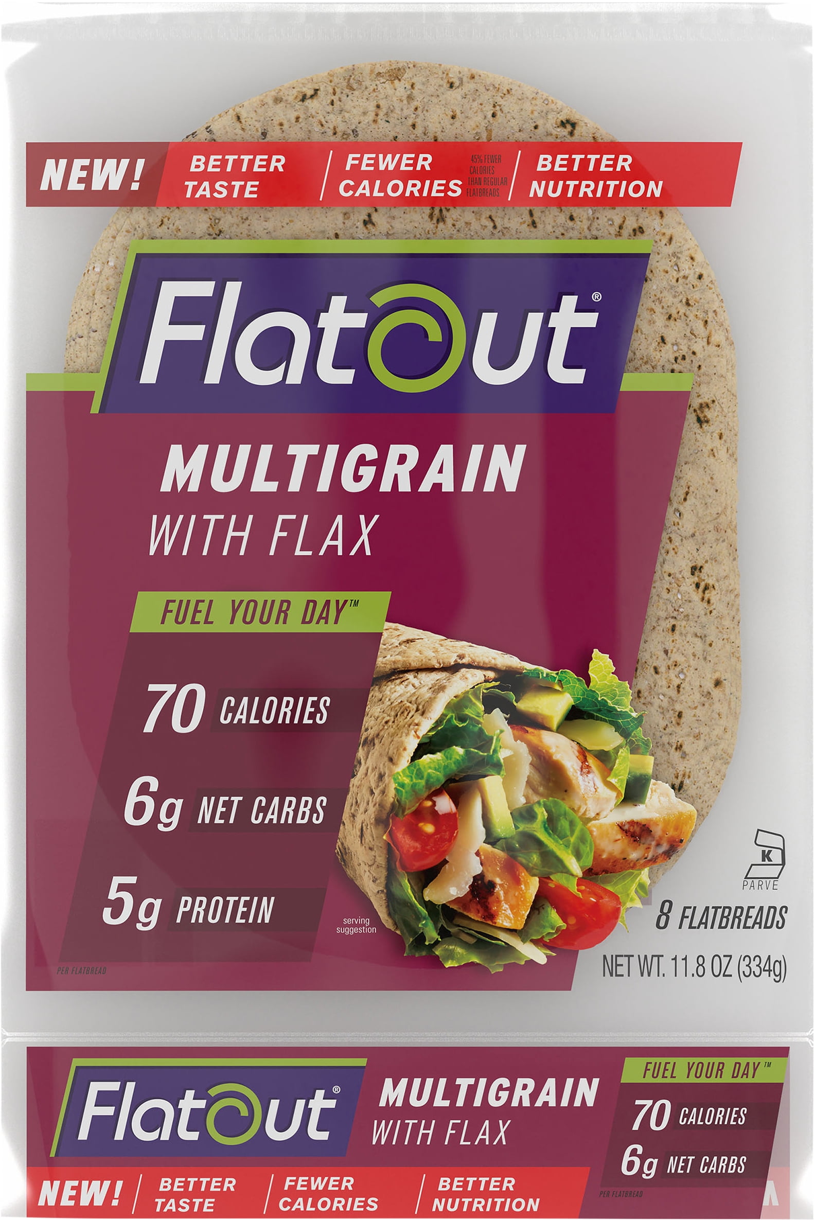 Flat Out - Flatbread, 11.8oz - Multiple Flavors - Pack of 16