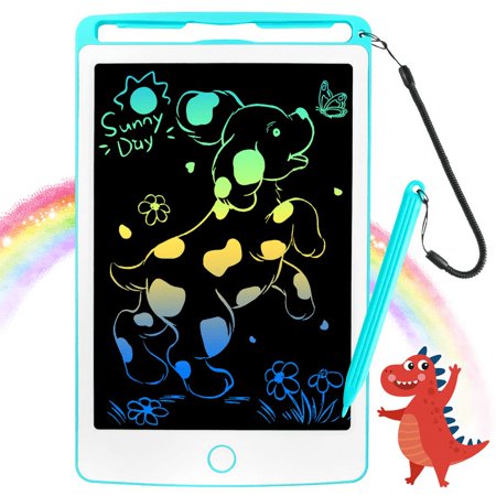 Richgv 8.5 Inch Electronic Writing Tablet for Kids LCD Writing Tablet Drawing Tablet Doodle Pad Educational Learning Toys for Toddlers Birthday Gifts Wipe Learning Board for Boys Girls Blue