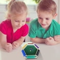 thumbnail image 4 of Shut The Box Game For 6 Player With 12+4 Dice Colorful 6 Wooden Board Math Number Games For Kids Adults Families Club, 4 of 6