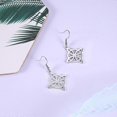 thumbnail image 5 of Collar con dijes de nudo celta, pulseras, pendientes, anillos, joyas de brujería, plata, código de producto 36063 Plata, 5 of 5