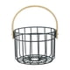 thumbnail image 1 of Inteprter Cesta de huevos de alambre de metal para recoger huevos de gallina, azul marino L Organizadores de utensilios de cocina Armada L, 1 of 1