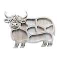 thumbnail image 1 of Flynix Animal Shaped Wood Serving Tray Decorative Platter for Cafe Bar Kitchen Birthday Style B, 1 of 10