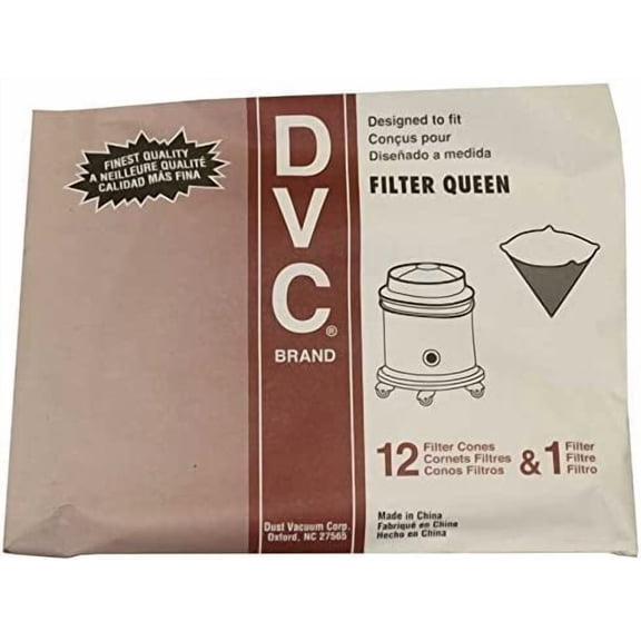 Products Replacement for FilterQueen Cones and Secondary Motor Filter Pack of 24 & 2 Filters