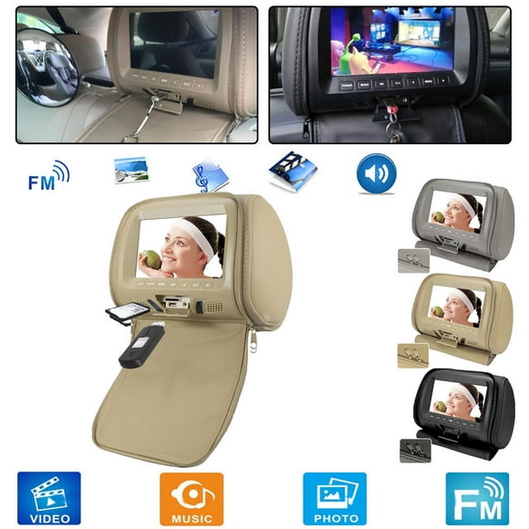Essen Universal 7 Inch Car Headrest Monitor Rear Seat Entertainment Multimedia Player