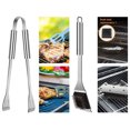 thumbnail image 4 of Dossier de Cuisson BBQ Poignée Ergonomique Acier Inoxydable Résistant à la Chaleur Spatule de Cuisine Outils Fourniture Extérieure, 4 of 7