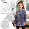 thumbnail image 6 of Psesaysky Purple Leveaf Flame Print Girls Hoodies Kids Long Pullover Hooded Sweatshirt Long hoodies for Girls Hoodie Dress with Pockets for 11-12 Years, 6 of 7