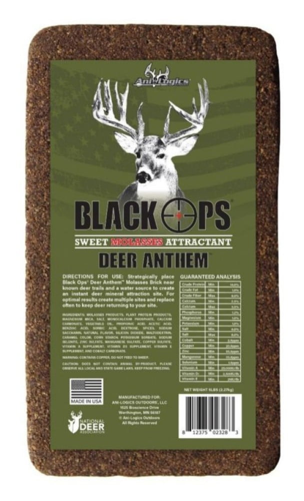 AniLogics Outdoors 73101 Black Ops Deer Anthem Molasses Deer