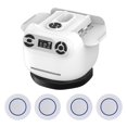 thumbnail image 1 of Automatic Card Shuffle Dealer Machine 360 Rotating 2 In 1 Playing Cards Poker Tool Shuffling Device Party Dealing & poker table & 2 poker 2 in dealer playing 1 crowns shuffler set and 360, 1 of 8