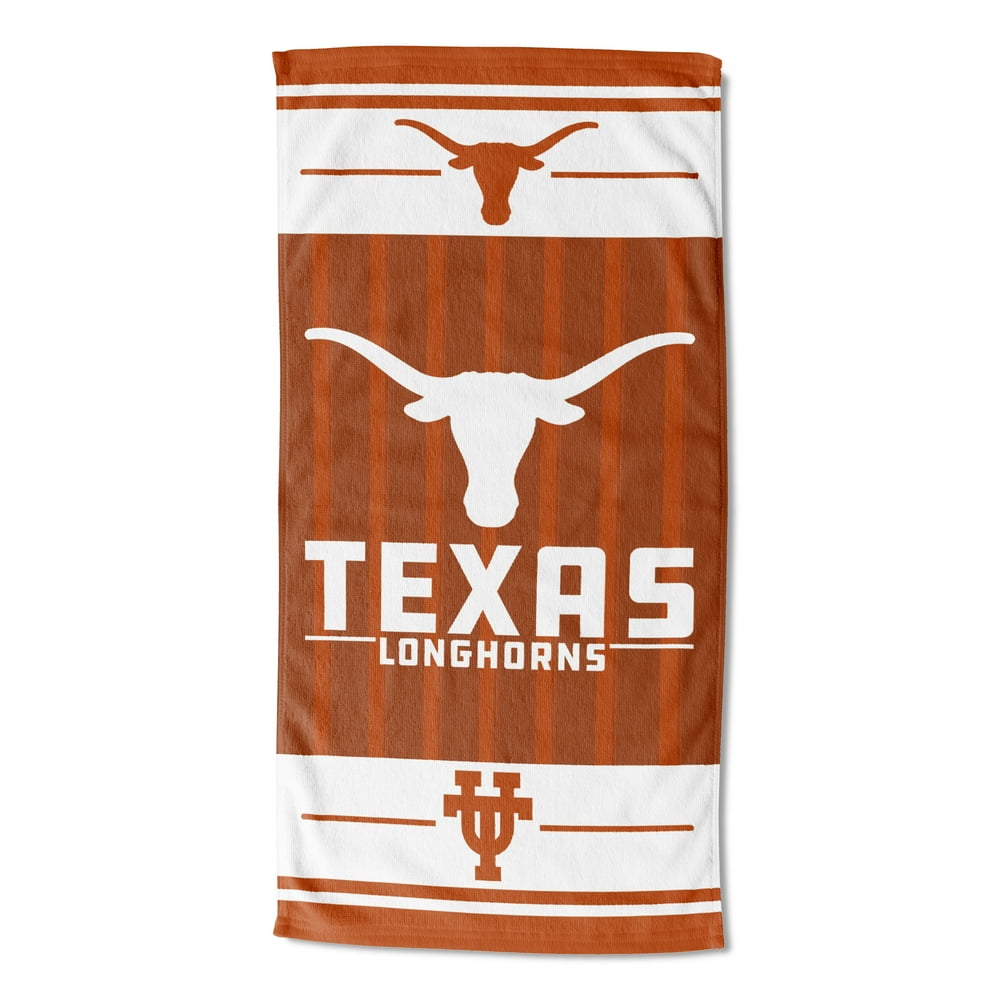 NCAA Texas Longhorns “Borderline” Beach Towel, 30" x 60"