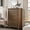Brown, variant on Memoryfield Wood 5-Drawer Tall Dresser, 48 in Chest of Drawers with Metal Handles, Storage for Bedroom, Living Room, Gray