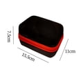 thumbnail image 2 of Paquete de aceite esencial de EVA Estuche Bolsa 12 compartimentos Capacidad para botellas de 15 ml Traveling Red Rojo jinwen Caja de aceite esencial, 2 of 8