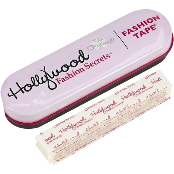 Hollywood Fashion Secrets Double Sided Fashion Tape, Clear Clothing Tape, 36 Strips