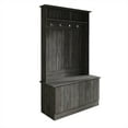 thumbnail image 7 of CASTLE PLACE Classic Multipurpose Hall Tree with Bench, Dark Grey, 7 of 7