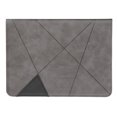 thumbnail image 4 of Funda para tableta ultradelgada y duradera de piel sintética con diseño prismático, funda protectora para tableta iOS de 9,7 en color gris, 4 of 5