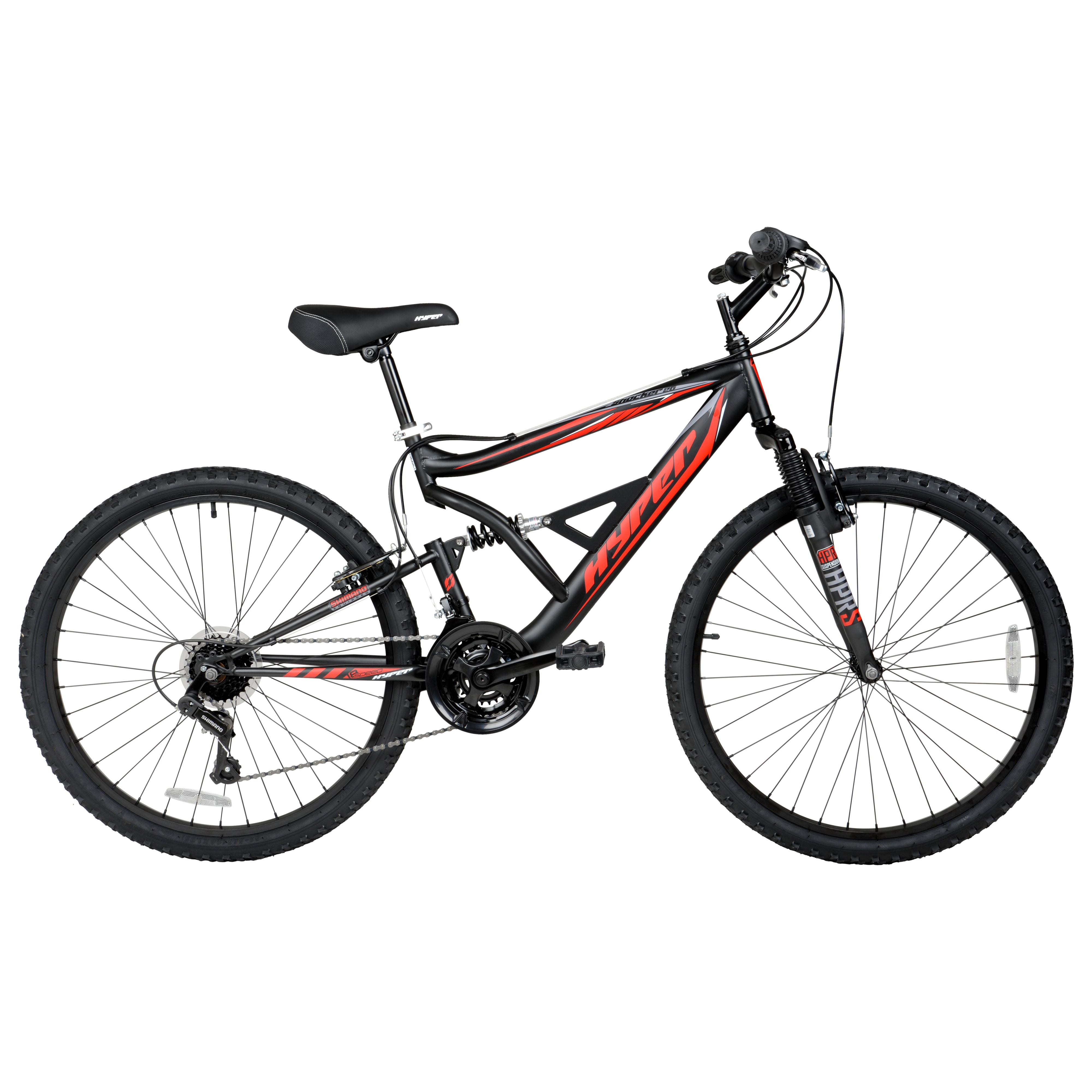 Hyper Bicycles Hyper Bicycle Men's 26" Shocker Mountain Bike, Black