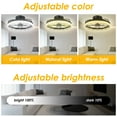 thumbnail image 2 of 20" Small Caged Ceiling Fans with Lights and Remote & APP Control, Flush Mount Low Profile Ceiling Fan with Light, 5 Enclosed Blades, 6 Wind Speeds, 2 of 6