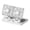 White, variant on 2026 Portable Fan USB Rechargeable/Solar Ventilator Power 180° Wide Angles Design Air Circulation Fan Solar Ventilation Fan
